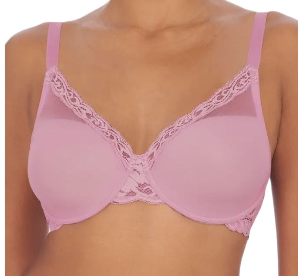 Natori 741299 Feathers full figure underwire bra purple size 34D